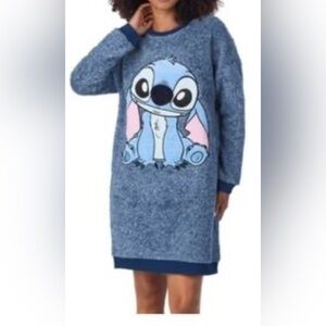 Disney Stitch fleece‎ sweatshirt dress or plush lounger.
Size Medium